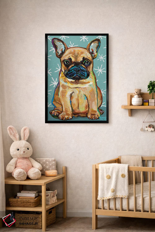 تابلو دکوراتیو توله فرنچی و ستاره ها اثر رابرت فلپس - D4B