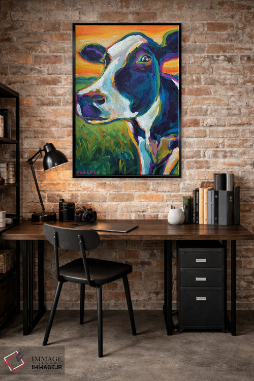 تابلو دکوراتیو گاو اثر رابرت فلپس - D5B