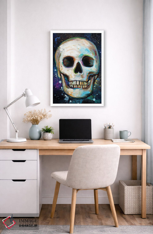 تابلو دکوراتیو جمجمه کهکشانی اثر رابرت فلپس - D5W