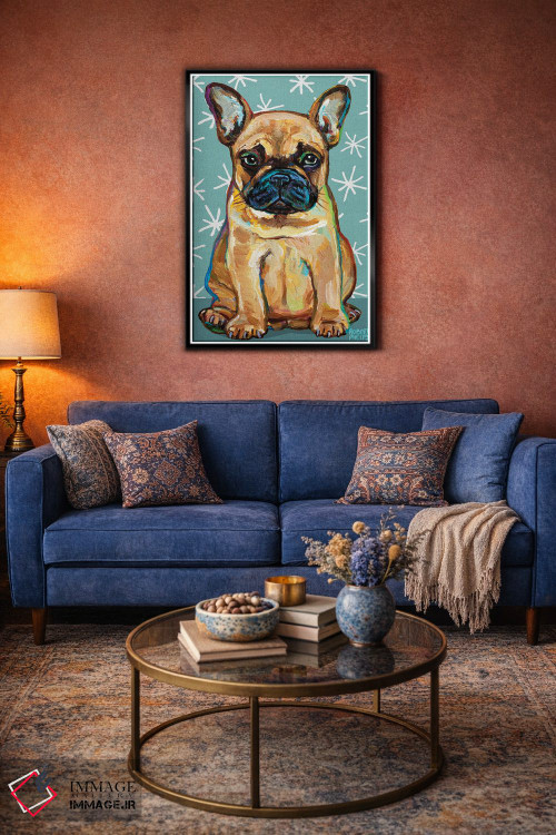 تابلو دکوراتیو توله فرنچی و ستاره ها اثر رابرت فلپس - D5B