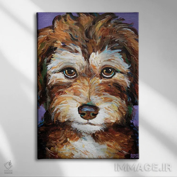 تابلو دکوراتیو دسی توله آسی دودل اثر رابرت فلپس - نمای روبهرو روی دیوار