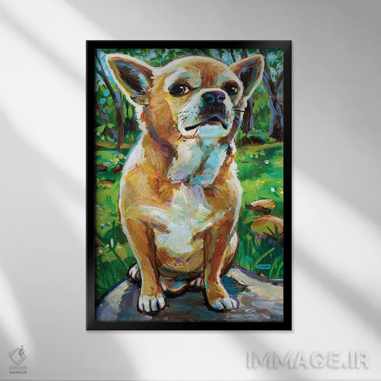 تابلو دکوراتیو پادشاه کوه اثر رابرت فلپس - نمای قابدار مشکی