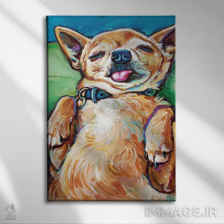 تابلو دکوراتیو چی واوا خواب آلود دو اثر رابرت فلپس - نمای روبهرو روی دیوار