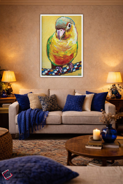 تابلو دکوراتیو کونور روی زرد اثر رابرت فلپس - D2W