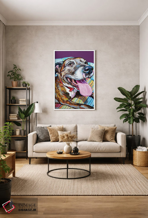 تابلو دکوراتیو پارکر پیتبول اثر رابرت فلپس - D1W