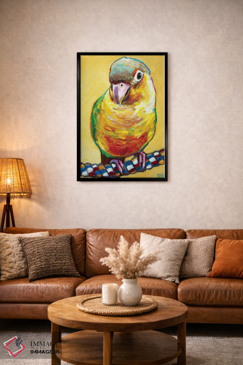 تابلو دکوراتیو کونور روی زرد اثر رابرت فلپس - D4B