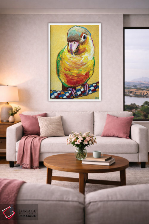 تابلو دکوراتیو کونور روی زرد اثر رابرت فلپس - D3W