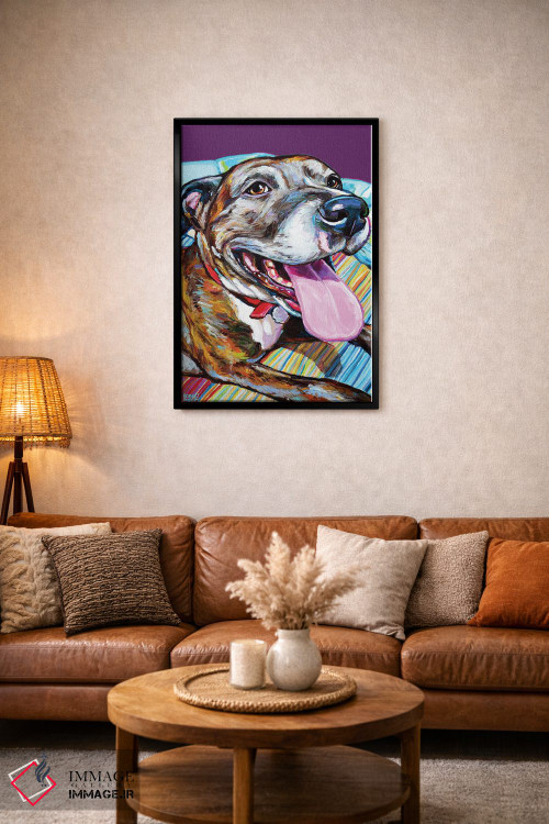 تابلو دکوراتیو پارکر پیتبول اثر رابرت فلپس - D3B