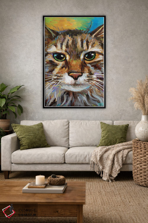 تابلو دکوراتیو گربه مین کون ۲ اثر رابرت فلپس - D2B