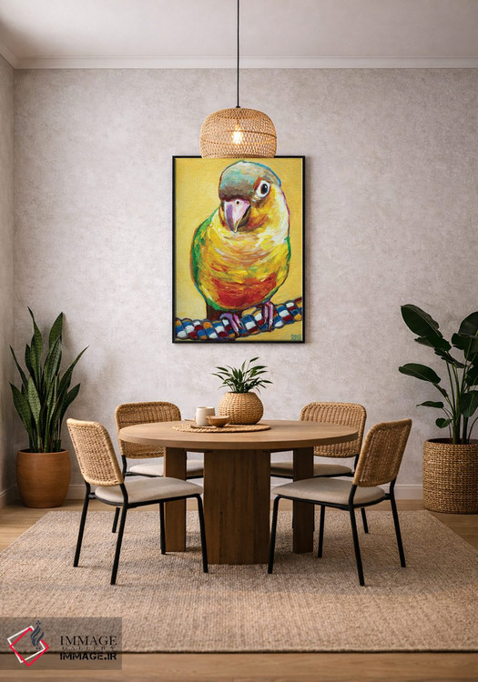 تابلو دکوراتیو کونور روی زرد اثر رابرت فلپس - D5B