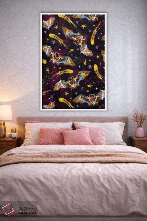 تابلو دکوراتیو طرح خفاش خون آشام ۲ اثر رابرت فلپس - D1W