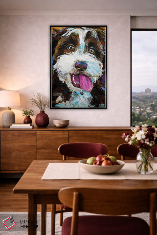 تابلو دکوراتیو آسی دودل شاد ۱ اثر رابرت فلپس - D5B