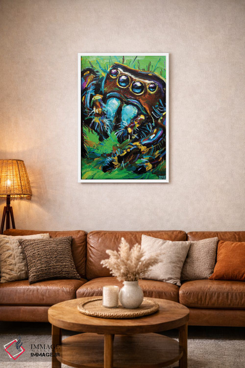 تابلو دکوراتیو عنکبوت جهنده ۱ اثر رابرت فلپس - D2W