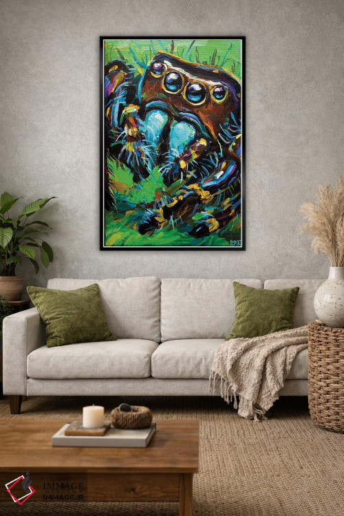 تابلو دکوراتیو عنکبوت جهنده ۱ اثر رابرت فلپس - D1B