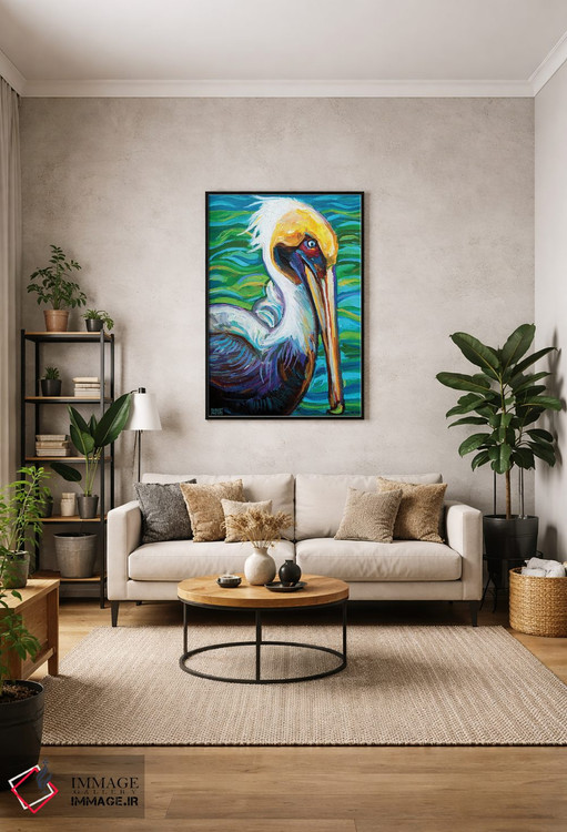 تابلو دکوراتیو پلیکان فلوریدا اثر رابرت فلپس - D2B