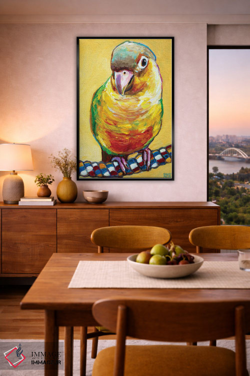 تابلو دکوراتیو کونور روی زرد اثر رابرت فلپس - D6B