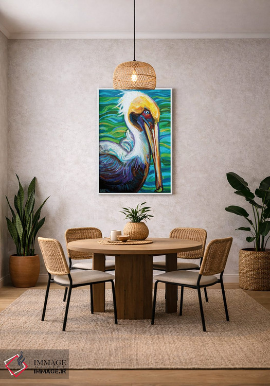 تابلو دکوراتیو پلیکان فلوریدا اثر رابرت فلپس - D3W