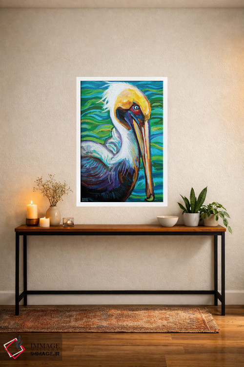 تابلو دکوراتیو پلیکان فلوریدا اثر رابرت فلپس - D4W