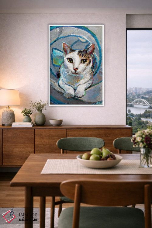 تابلو دکوراتیو بچه گربه تونلی ۱ اثر رابرت فلپس - D5W