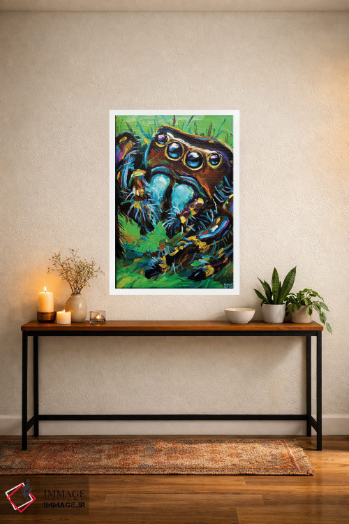 تابلو دکوراتیو عنکبوت جهنده ۱ اثر رابرت فلپس - D4W