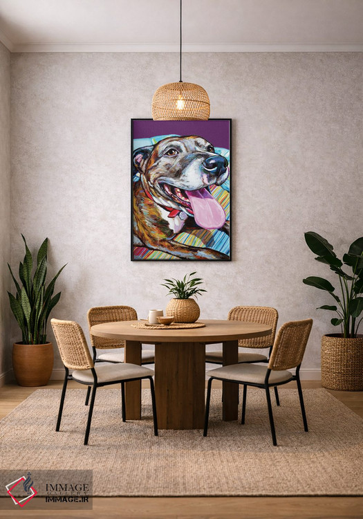 تابلو دکوراتیو پارکر پیتبول اثر رابرت فلپس - D4B