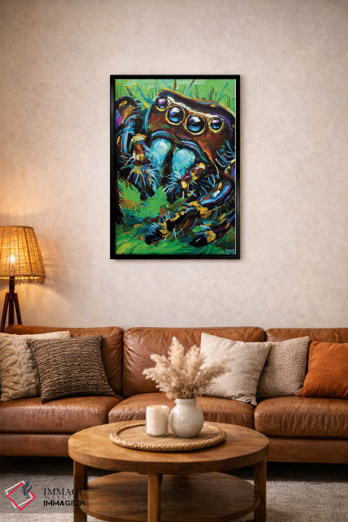 تابلو دکوراتیو عنکبوت جهنده ۱ اثر رابرت فلپس - D5B