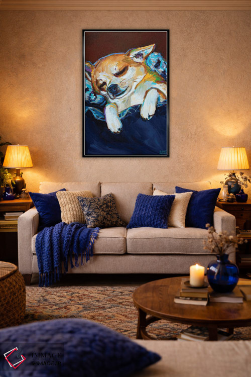 تابلو دکوراتیو ویکتور خواب آلود دو اثر رابرت فلپس - D3B