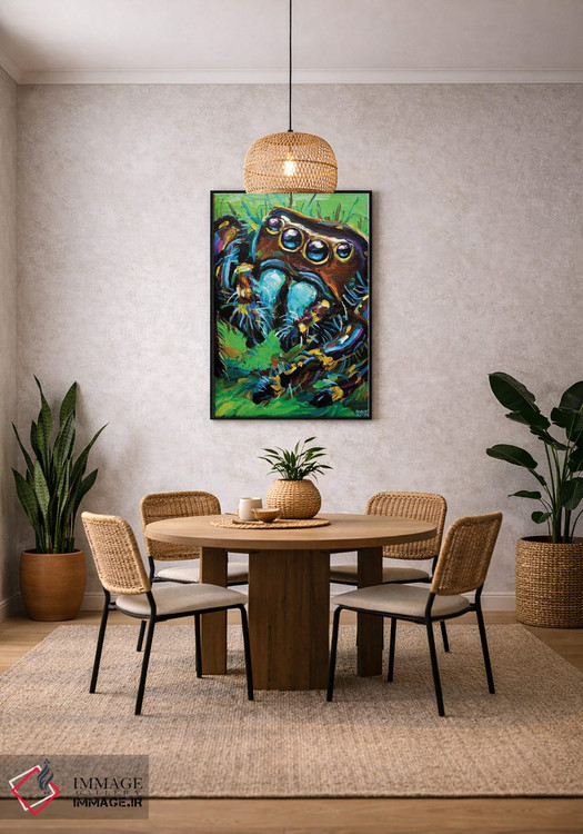 تابلو دکوراتیو عنکبوت جهنده ۱ اثر رابرت فلپس - D6B