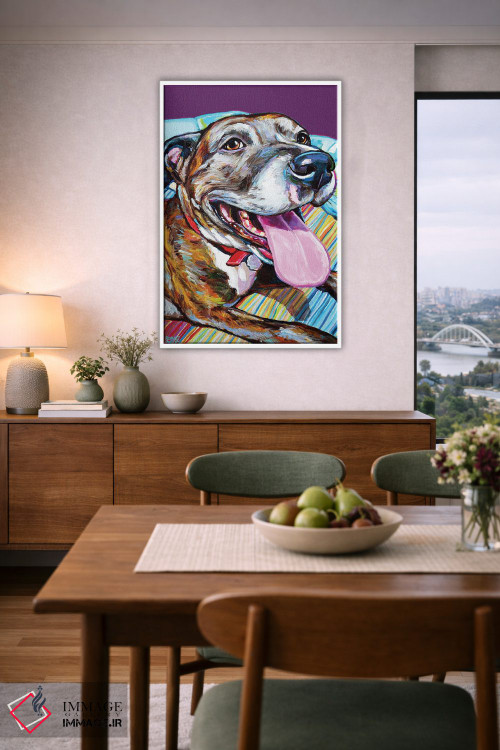 تابلو دکوراتیو پارکر پیتبول اثر رابرت فلپس - D6W