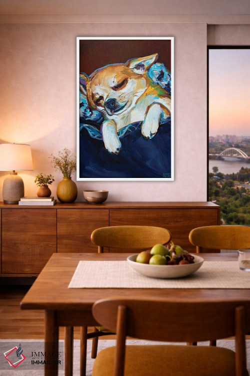 تابلو دکوراتیو ویکتور خواب آلود دو اثر رابرت فلپس - D6W