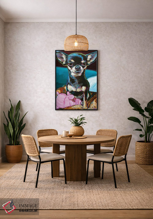 تابلو دکوراتیو بیبی چیهواهوآ عروسکی اثر رابرت فلپس - D4B