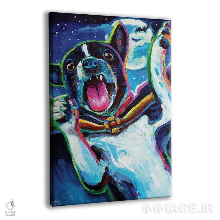 تابلو دکوراتیو توله سگ خون آشام یک اثر رابرت فلپس - نمای پرسپکتیو محصول