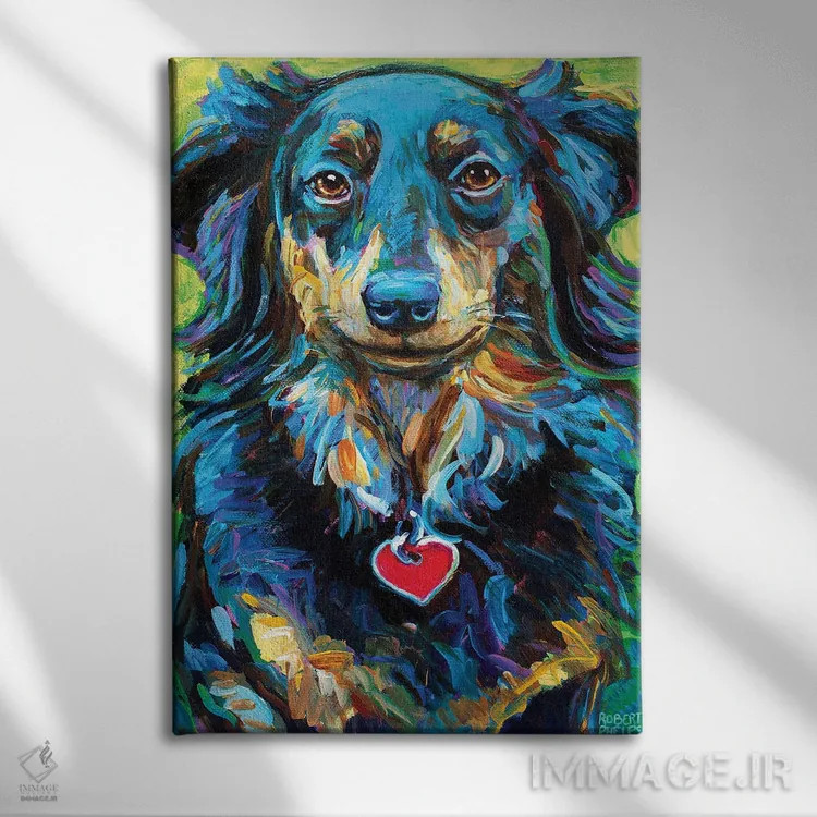 تابلو دکوراتیو روبی اثر رابرت فلپس - نمای روبهرو روی دیوار