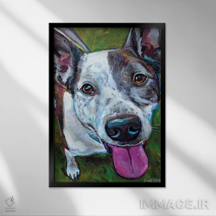 تابلو دکوراتیو بلا اثر رابرت فلپس - نمای قابدار مشکی