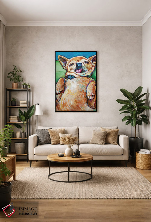 تابلو دکوراتیو چی واوا خواب آلود دو اثر رابرت فلپس - D1B