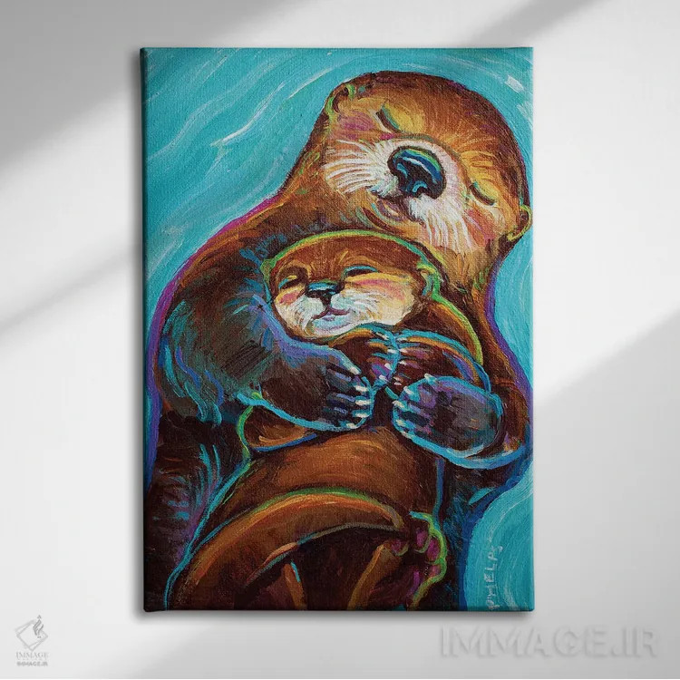 تابلو دکوراتیو شمار مادر اثر رابرت فلپس - نمای روبهرو روی دیوار