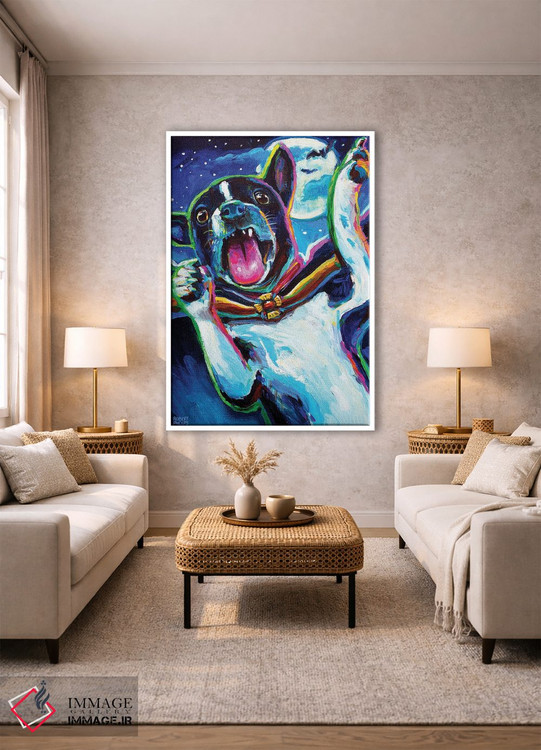 تابلو دکوراتیو توله سگ خون آشام یک اثر رابرت فلپس - D1W