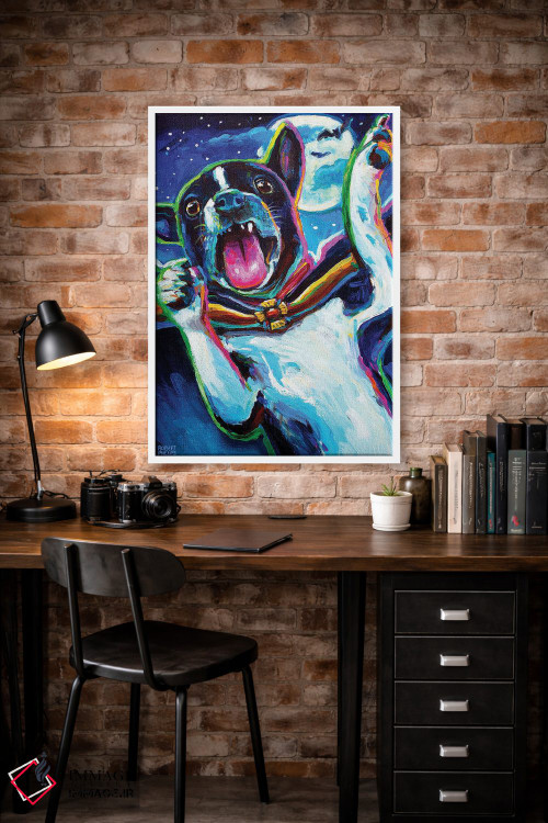 تابلو دکوراتیو توله سگ خون آشام یک اثر رابرت فلپس - D2W