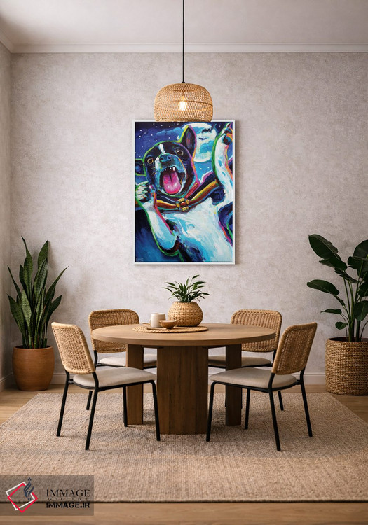 تابلو دکوراتیو توله سگ خون آشام یک اثر رابرت فلپس - D3W