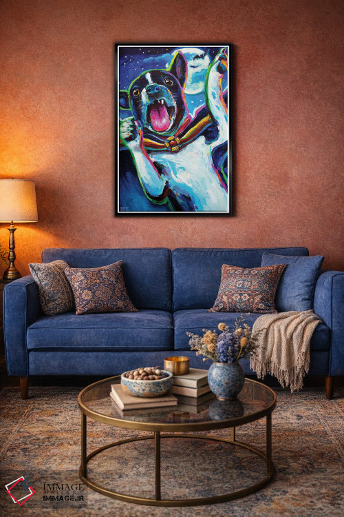 تابلو دکوراتیو توله سگ خون آشام یک اثر رابرت فلپس - D4B