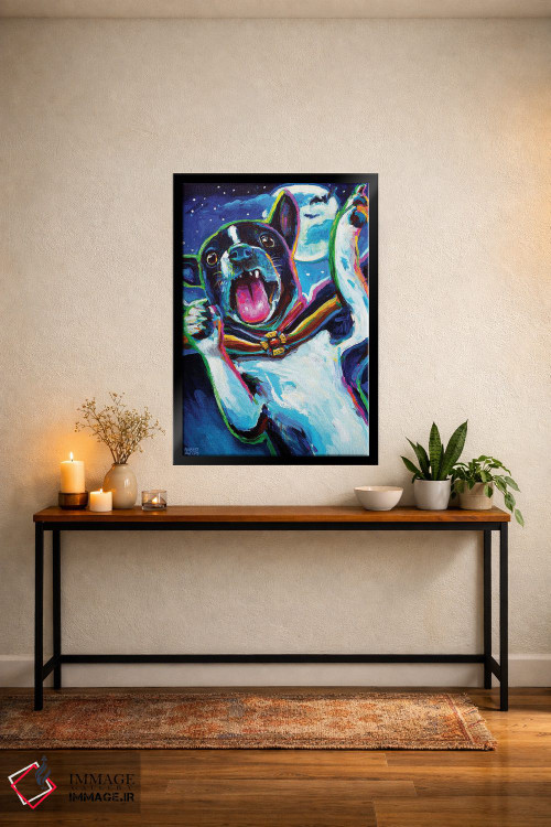 تابلو دکوراتیو توله سگ خون آشام یک اثر رابرت فلپس - D5B