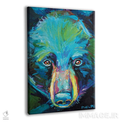 تابلو دکوراتیو خرس روحانی اثر رابرت فلپس - نمای پرسپکتیو محصول