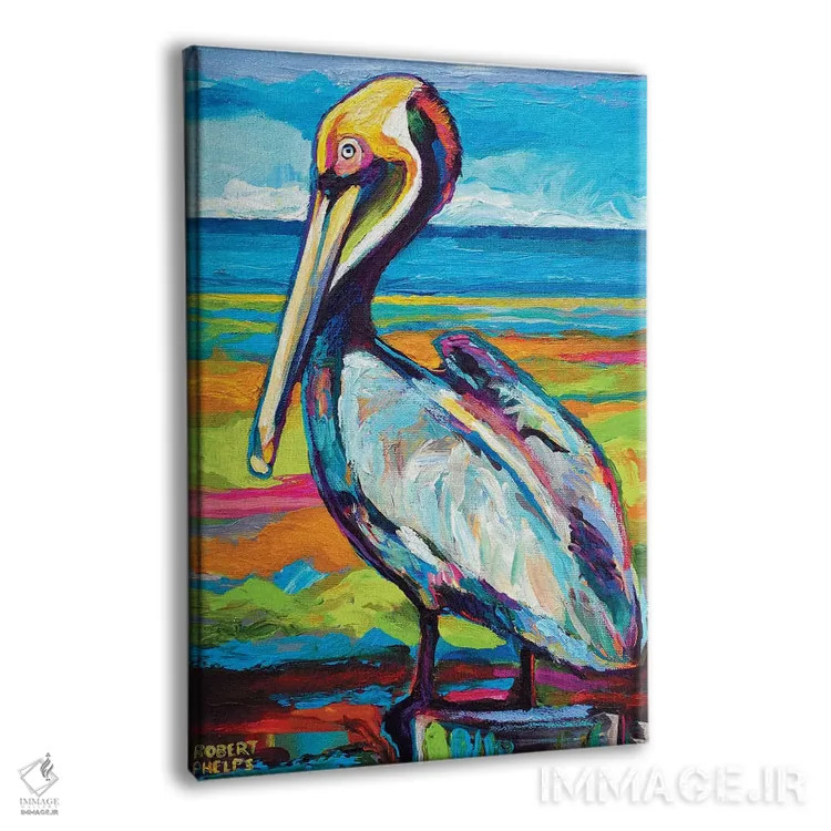 تابلو دکوراتیو پلیکان اثر رابرت فلپس - نمای پرسپکتیو محصول