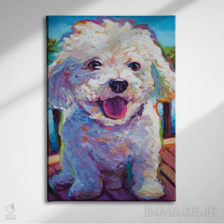 تابلو دکوراتیو بیشان فریز اثر رابرت فلپس - نمای روبهرو روی دیوار