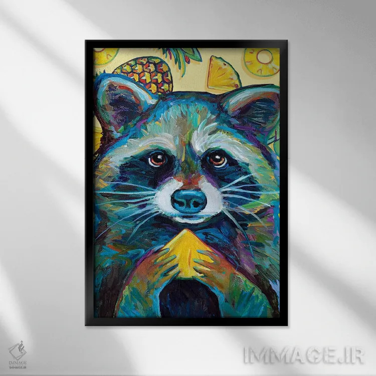 تابلو دکوراتیو شیرینی های تابستانی اثر رابرت فلپس - نمای قابدار مشکی