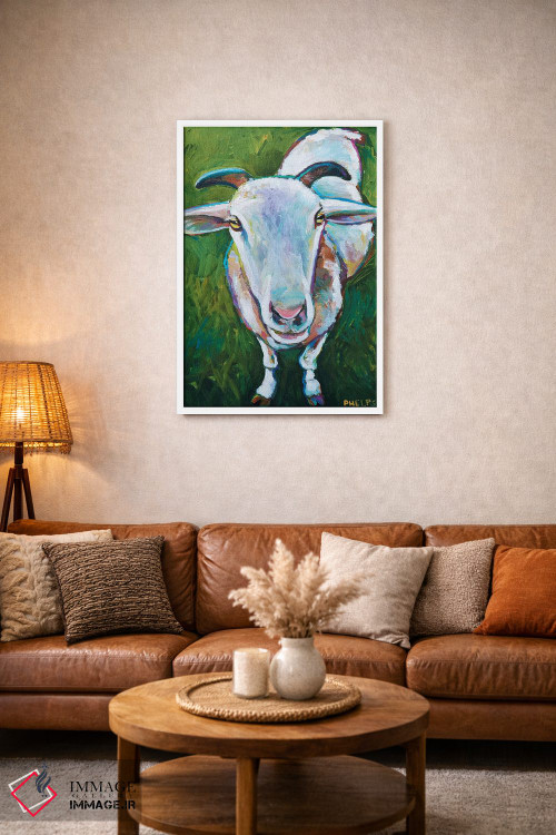 تابلو دکوراتیو گوسفند اثر رابرت فلپس - D2W