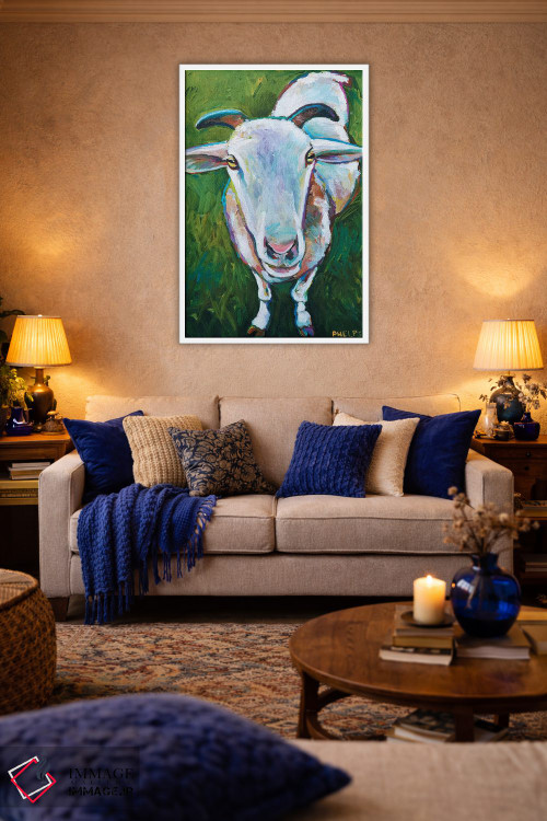 تابلو دکوراتیو گوسفند اثر رابرت فلپس - D3W