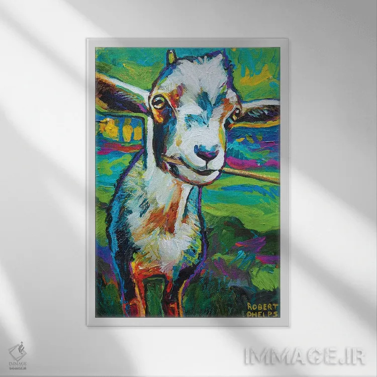 تابلو دکوراتیو تئو بز اثر رابرت فلپس - نمای قابدار سفید