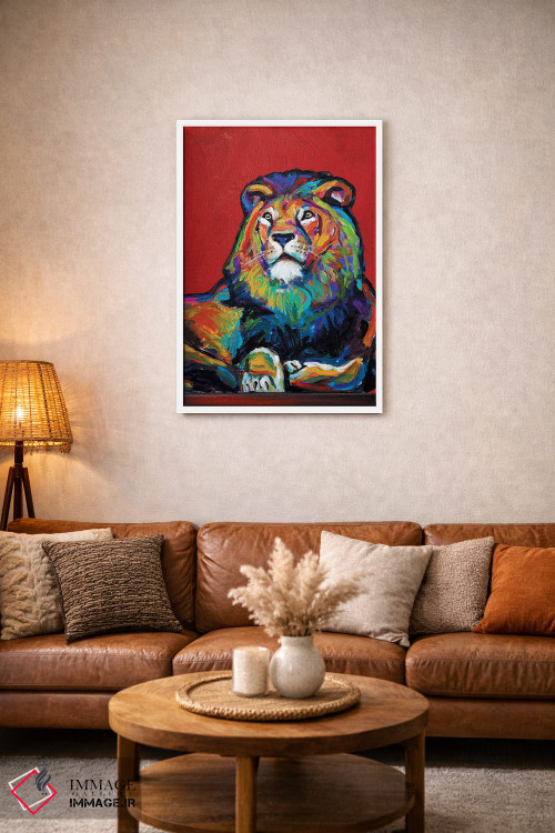 تابلو دکوراتیو شیر اثر رابرت فلپس - D2W