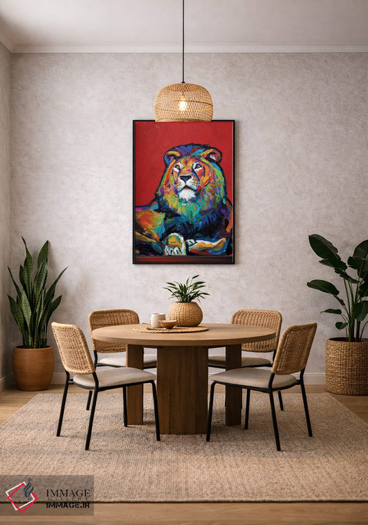 تابلو دکوراتیو شیر اثر رابرت فلپس - D4B